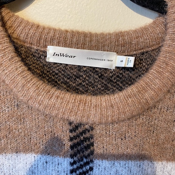 Inwear Copenhagen size small crew neck brown sweat - Picture 4 of 7